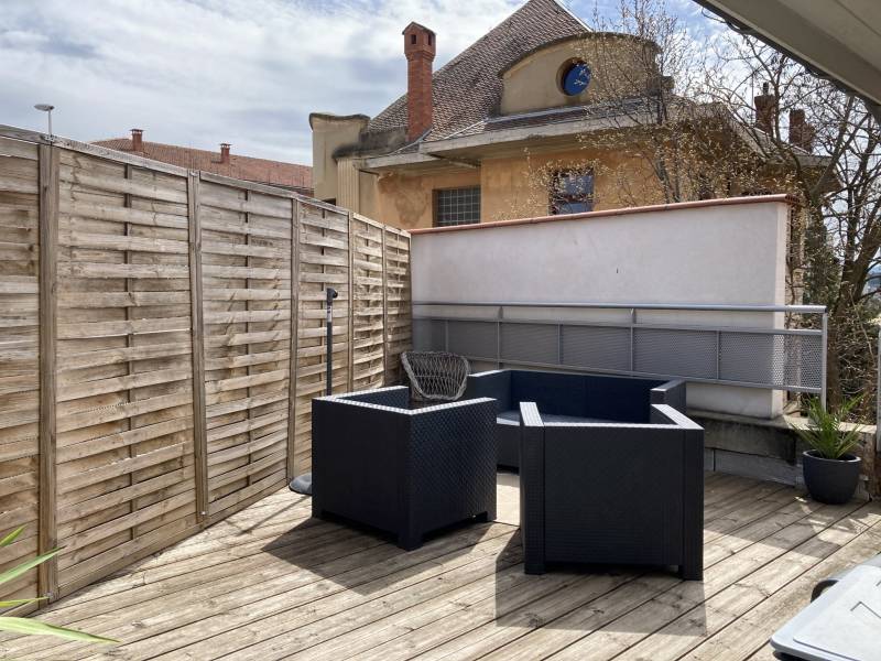 Quartier de la gare Appartement T4 Duplex inversé avec Terrasse à ANNONAY