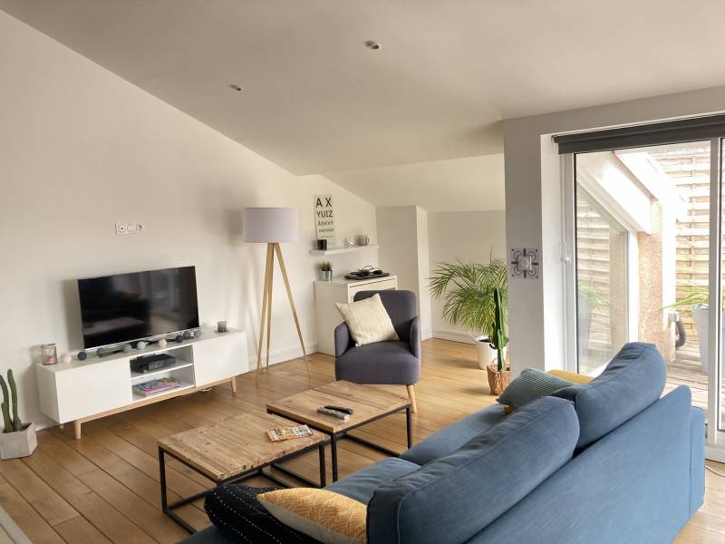 Quartier de la gare Appartement T4 Duplex inversé avec Terrasse à ANNONAY